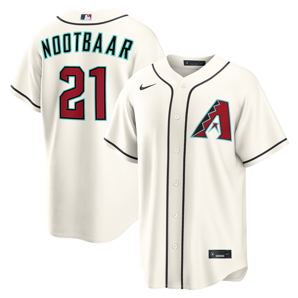 Arizona Diamondbacks Lars Nootbaar Cream Home Replica Jersey