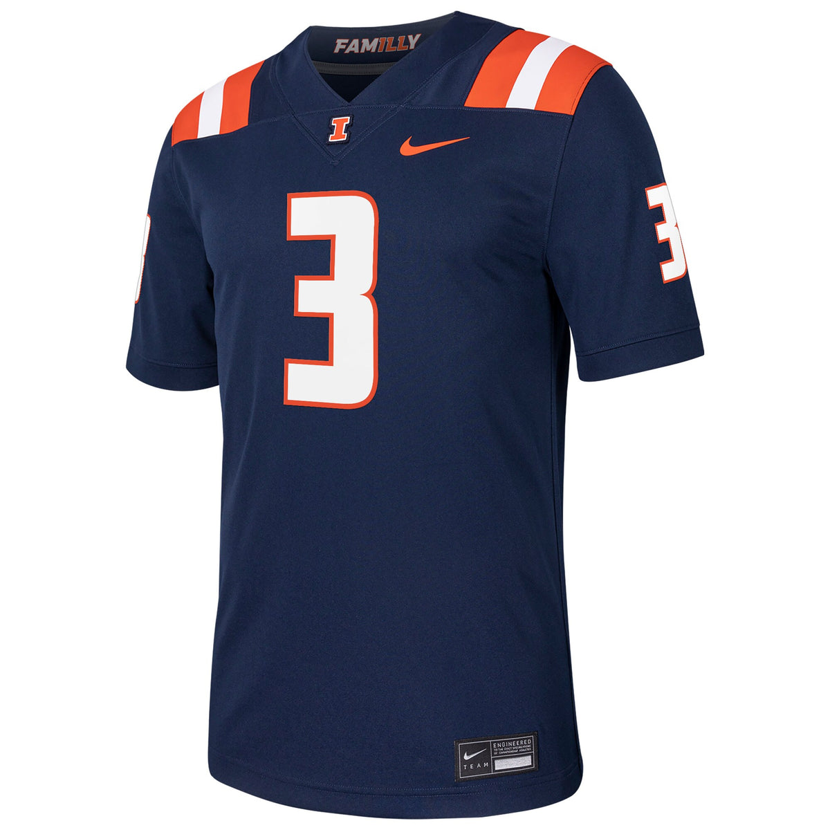 Kaden Feagin Illinois Fighting Illini NIL Football Game Jersey - Navy