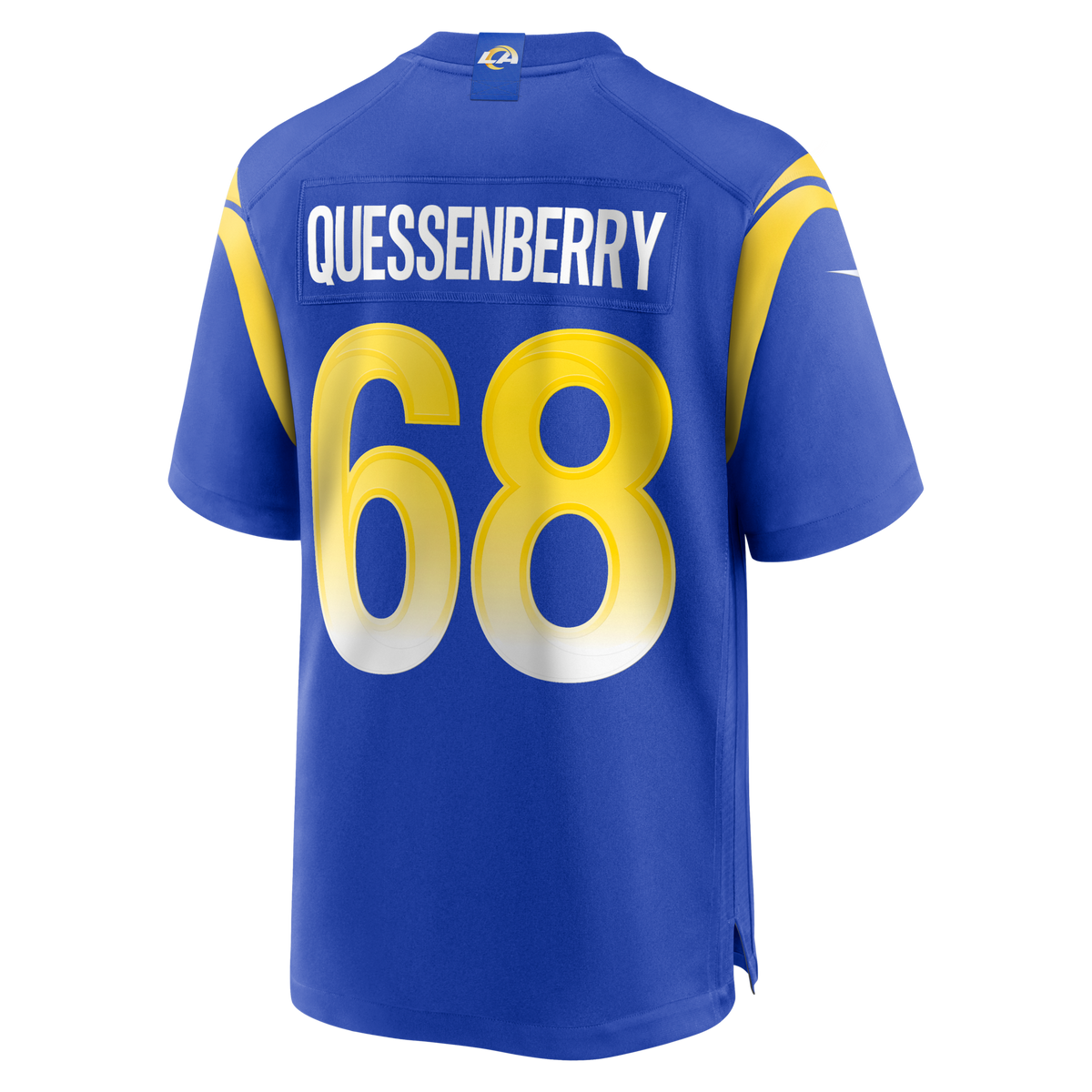 Los Angeles Rams David Quessenberry Royal Team Game Jersey