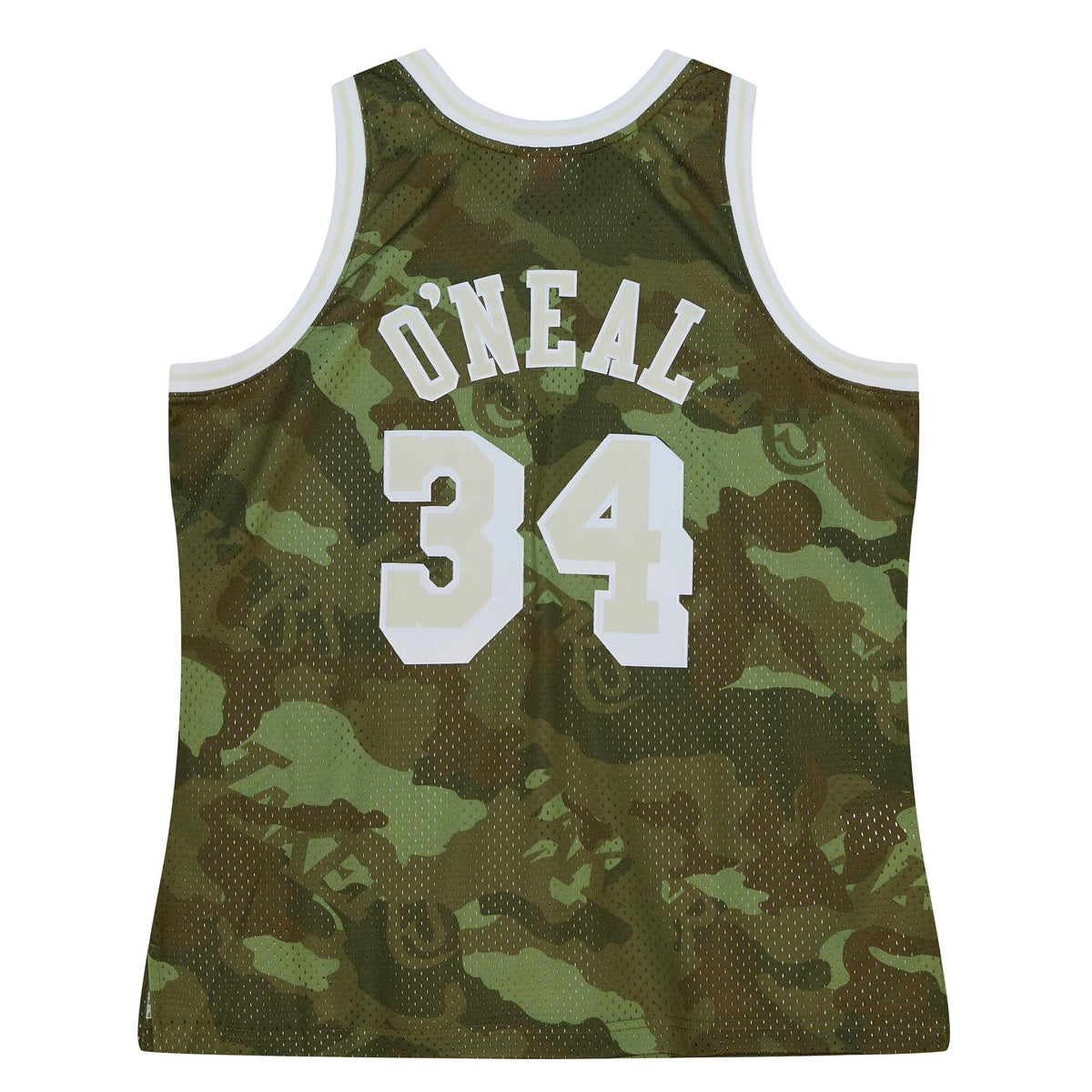 Los Angeles Lakers NBA Shaquille O'Neal Ghost Green Camo Swingman Jersey By Mitchell & Ness -