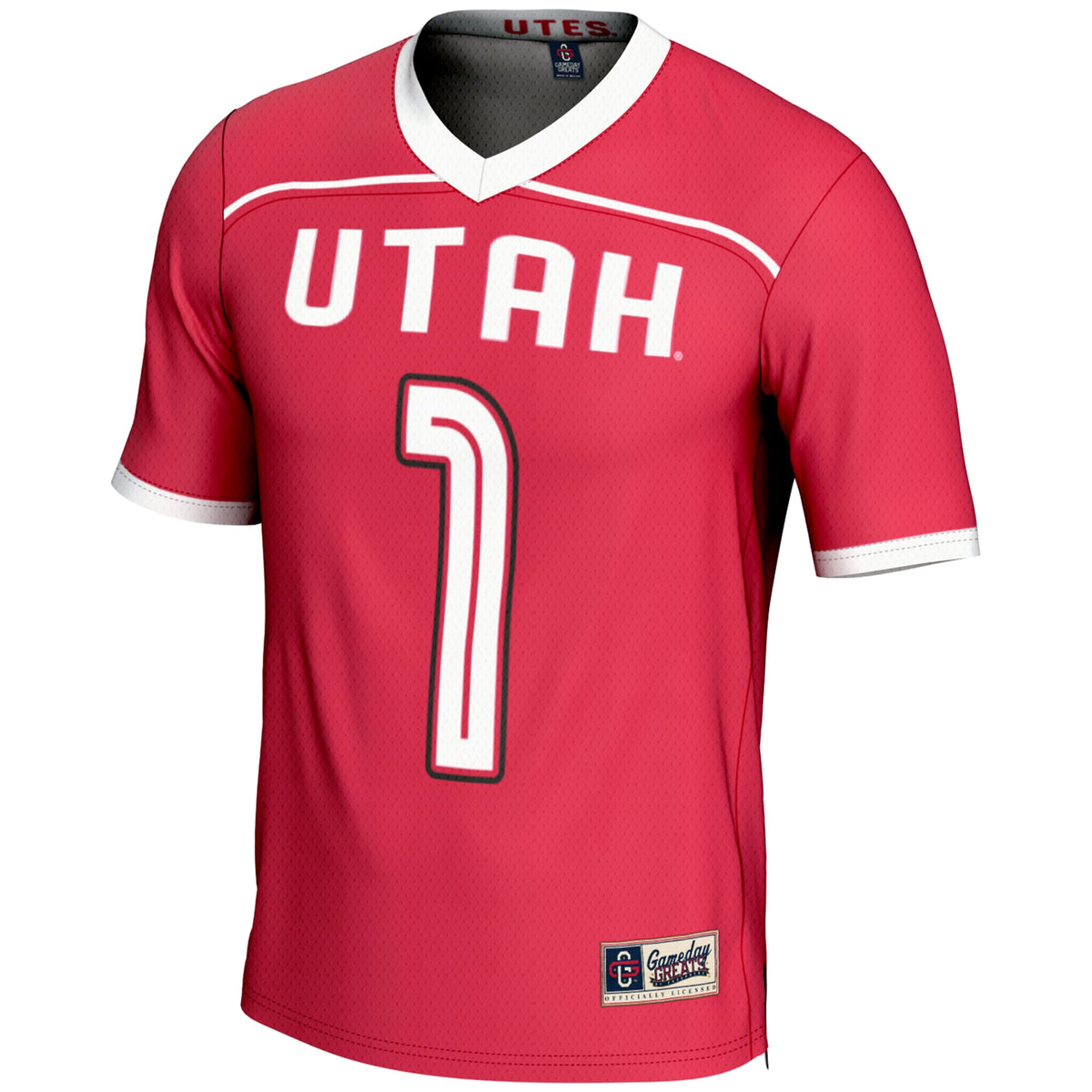Utah Utes GameDay Greats #1 Lightweight Lacrosse Jersey - Red