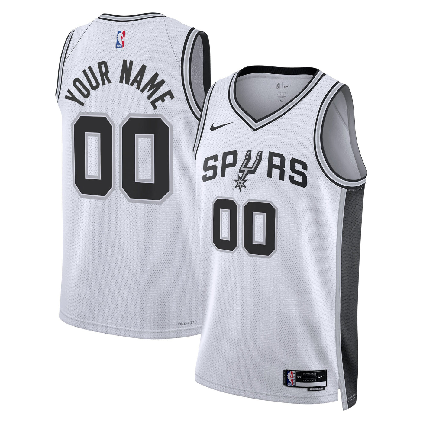 San Antonio Spurs Nike Association Swingman Jersey - Custom