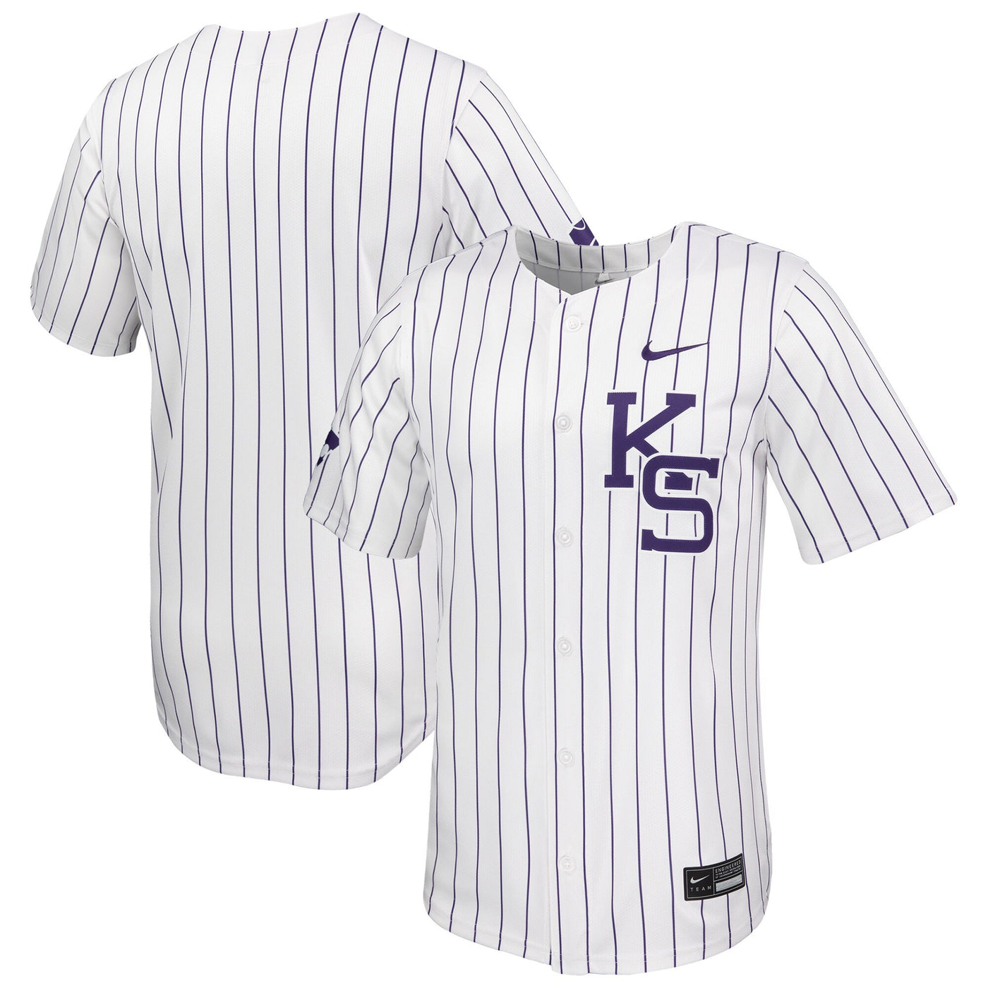 Nike White Kansas State Wildcats Limited Baseball Jersey