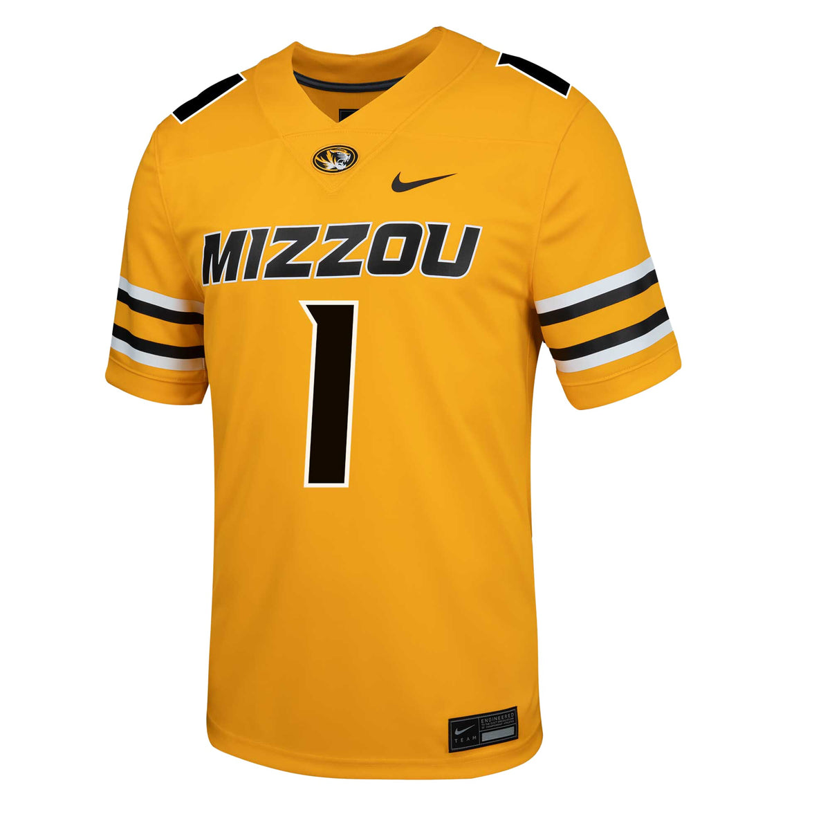 #1 Missouri Tigers Alternate Game Jersey - Gold