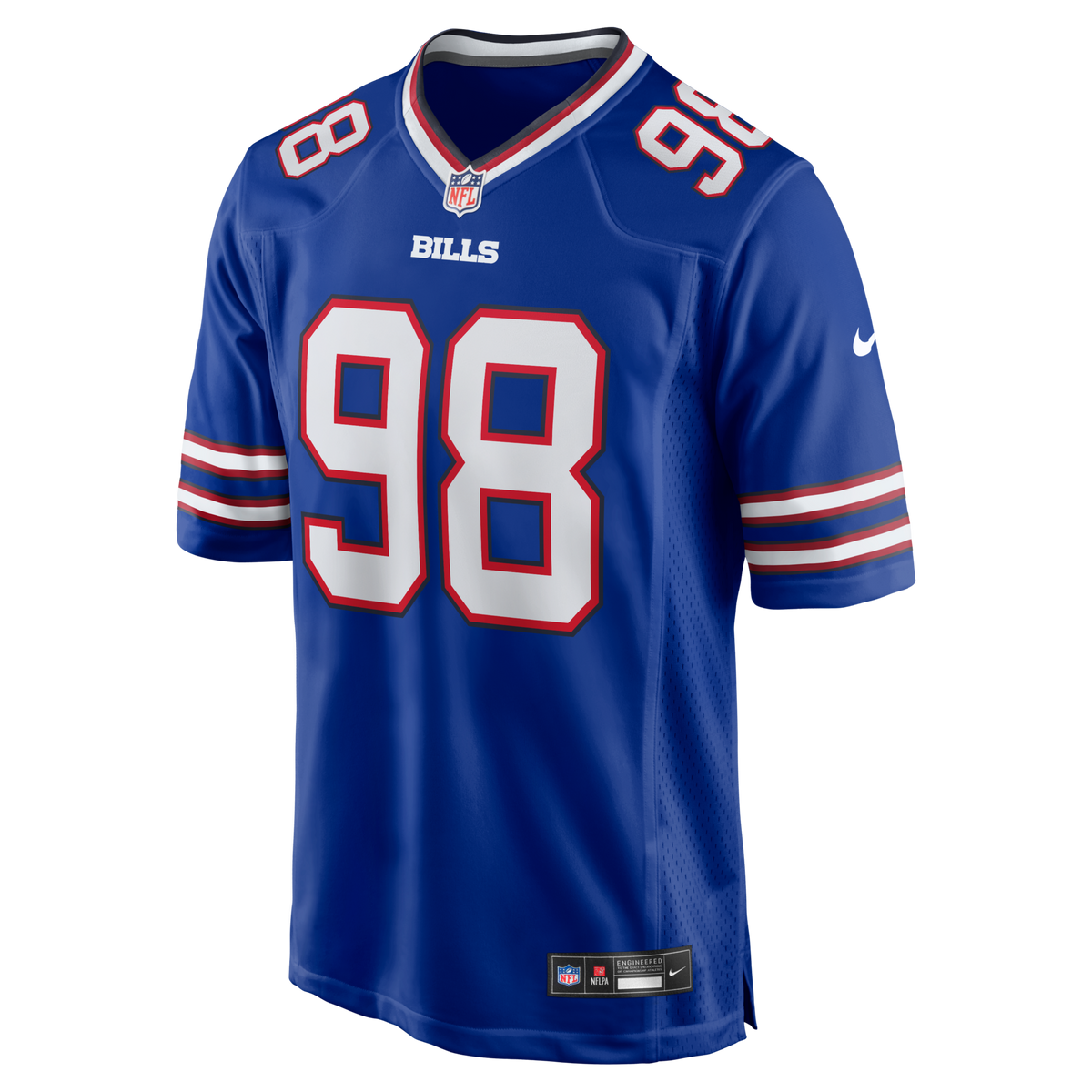 Buffalo Bills T.J. Sanders Royal Team Game Jersey