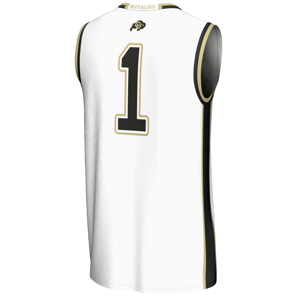 #1 Colorado Buffaloes GameDay Greats Replica Lightweight Basketball Jersey - White