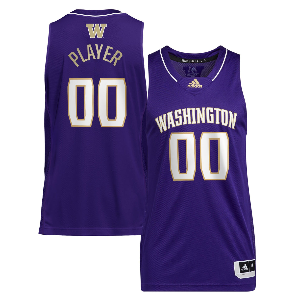 Washington Huskies Pick-A-Player NIL Basketball Jersey - Purple