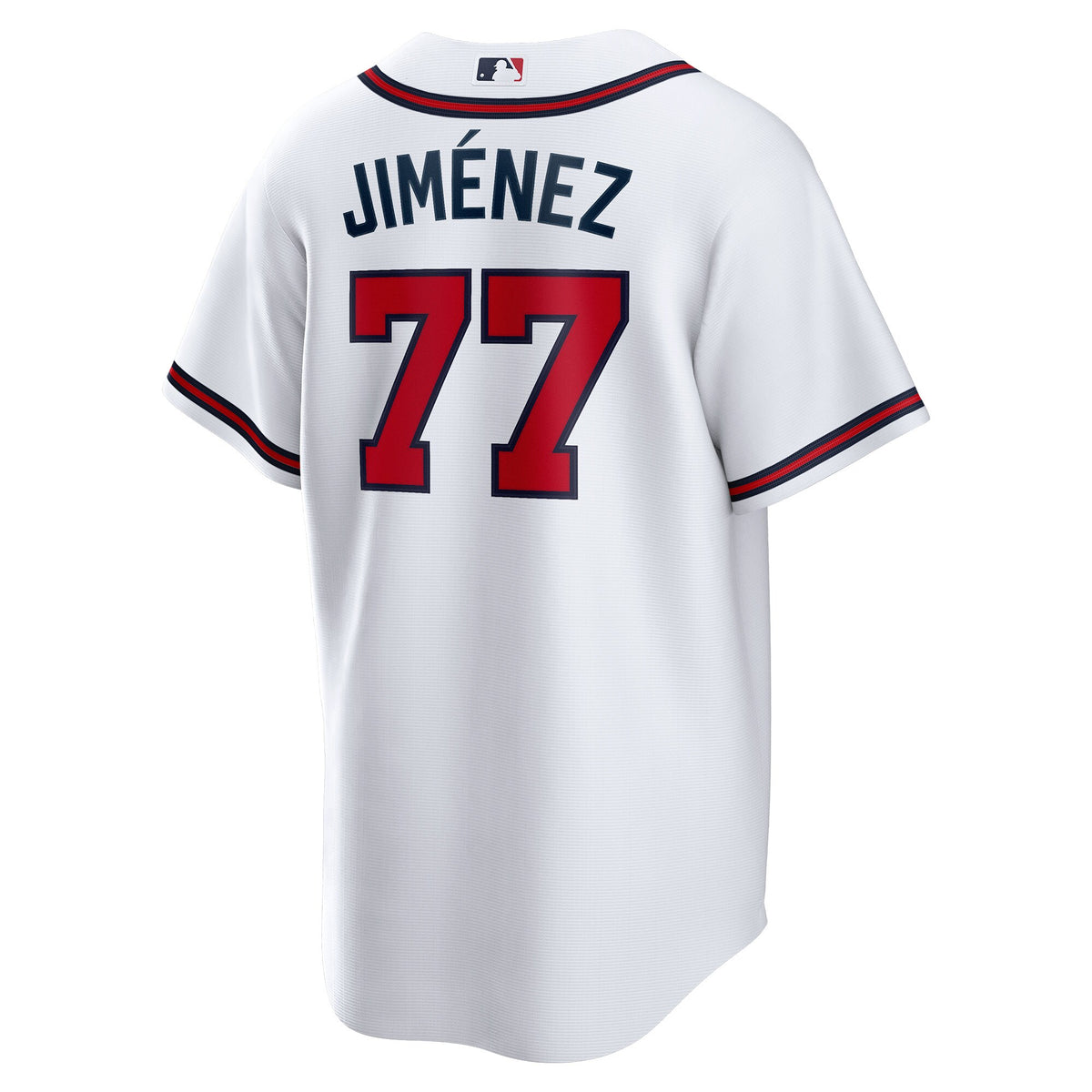 Atlanta Braves Joe Jiménez White Home Replica Player Jersey
