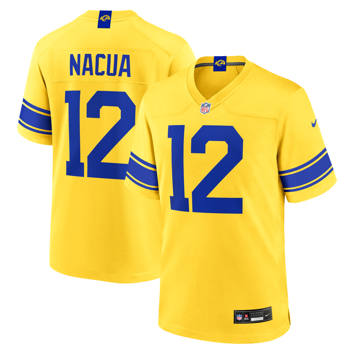 Los Angeles Rams Puka Nacua Nike Classic Sol Game Jersey