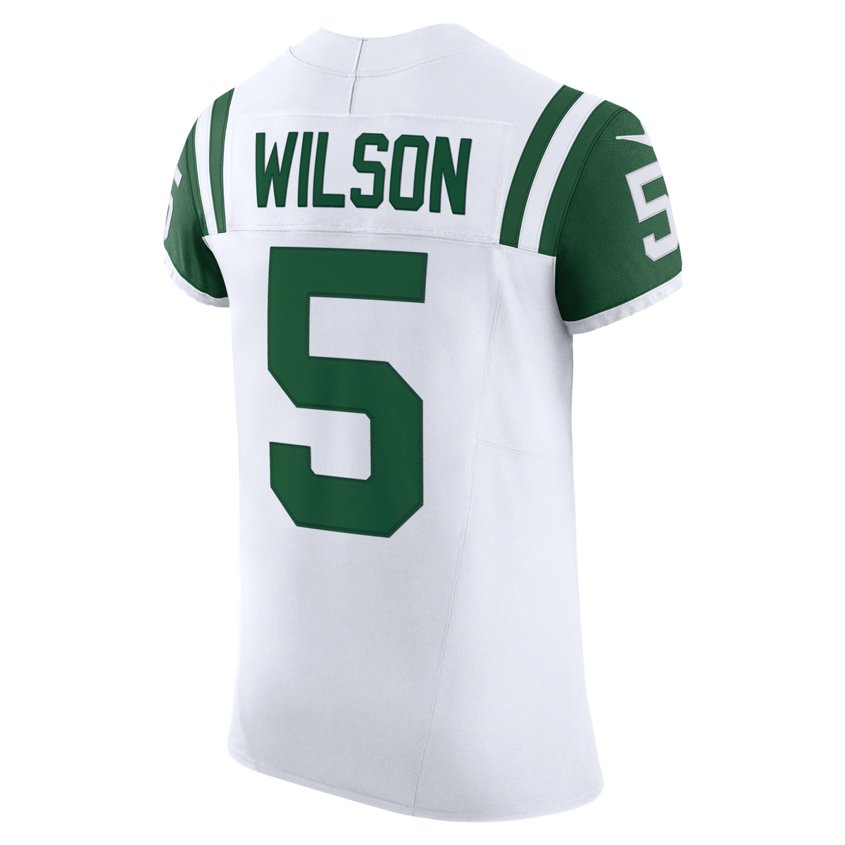 New York Jets Garrett Wilson White Classic Alternate Vapor F.U.S.E. Elite Jersey