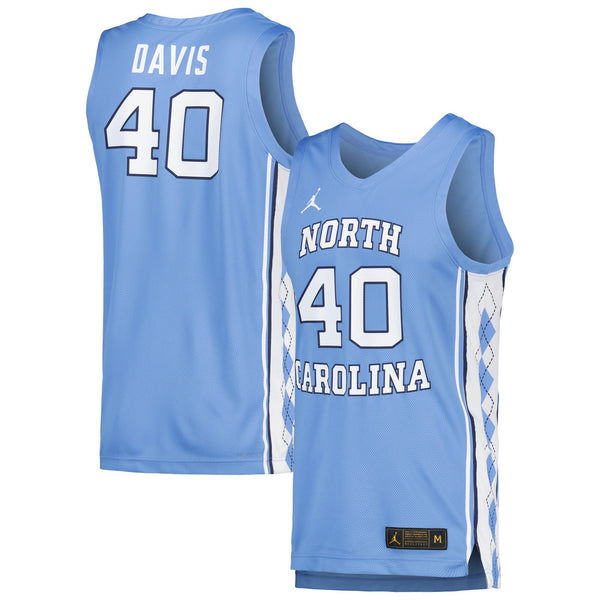 Jordan Brand Hubert Davis Carolina Blue North Carolina Tar Heels Replica Basketball Player Jersey
