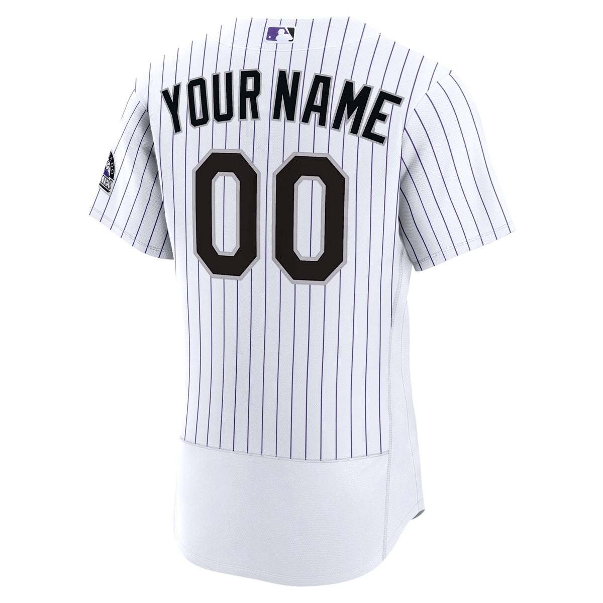 Colorado Rockies White Home Authentic Custom Jersey