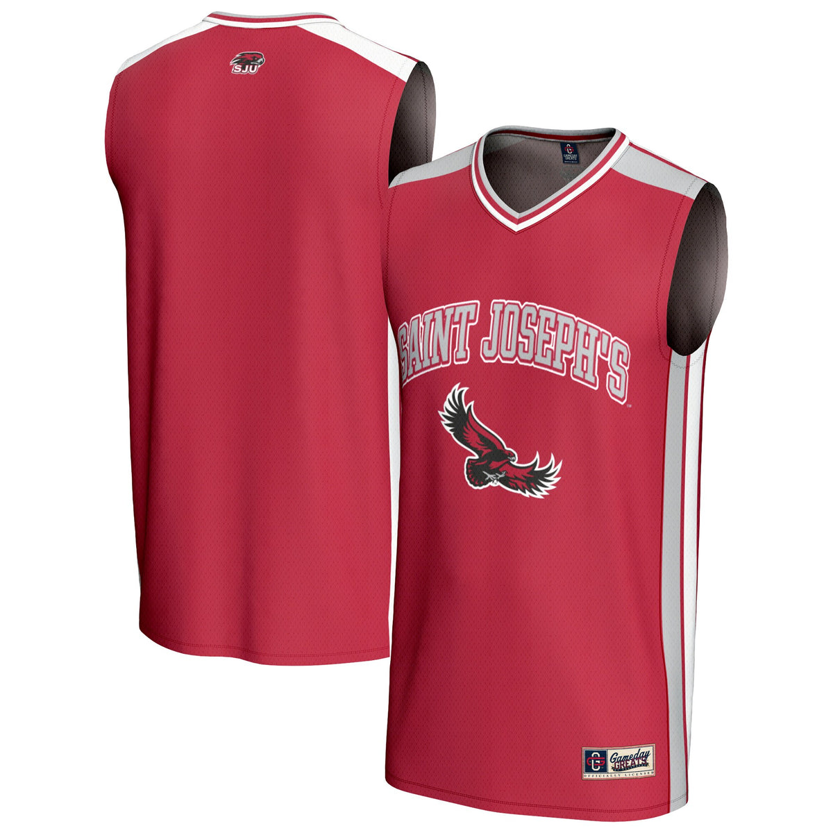Saint Joseph's Hawks GameDay Greats Spirit Basketball Jersey - Crimson