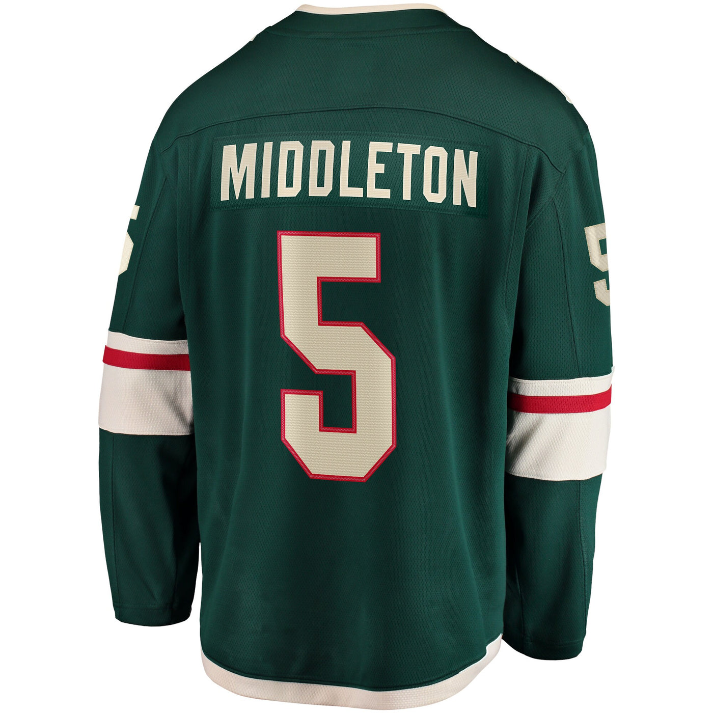 Minnesota Wild Jake Middleton Fanatics Green Home Breakaway Player Jersey