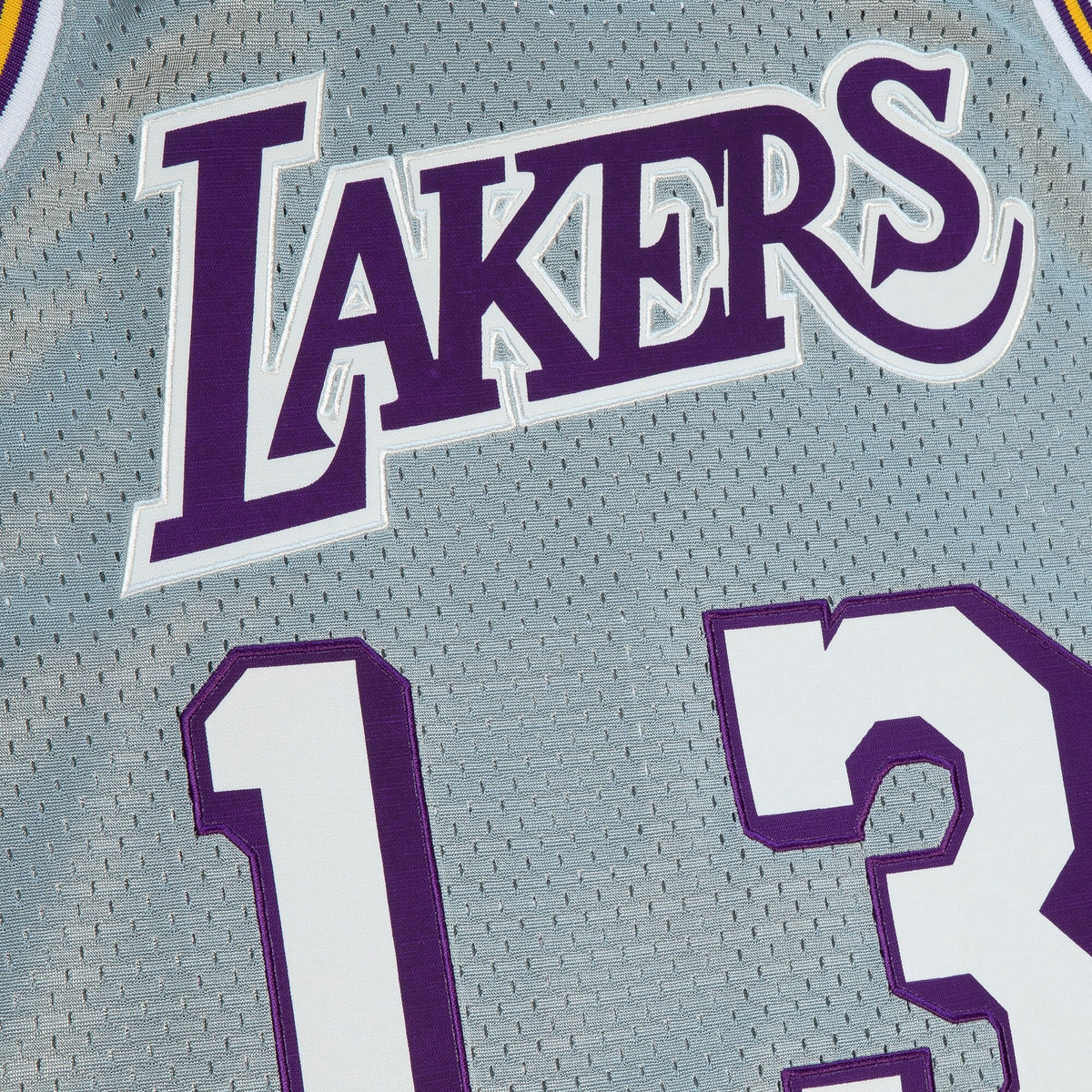 Los Angeles Lakers Mitchell & Ness 1971 75th Swingman Jersey - Silver