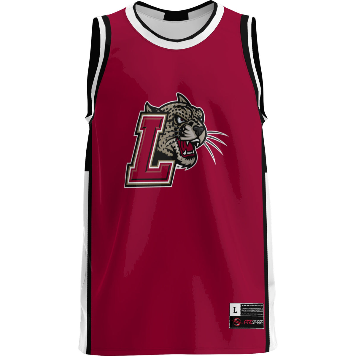 Lafayette College Leopards GameDay Greats Lightweight Basketball Jersey - Maroon