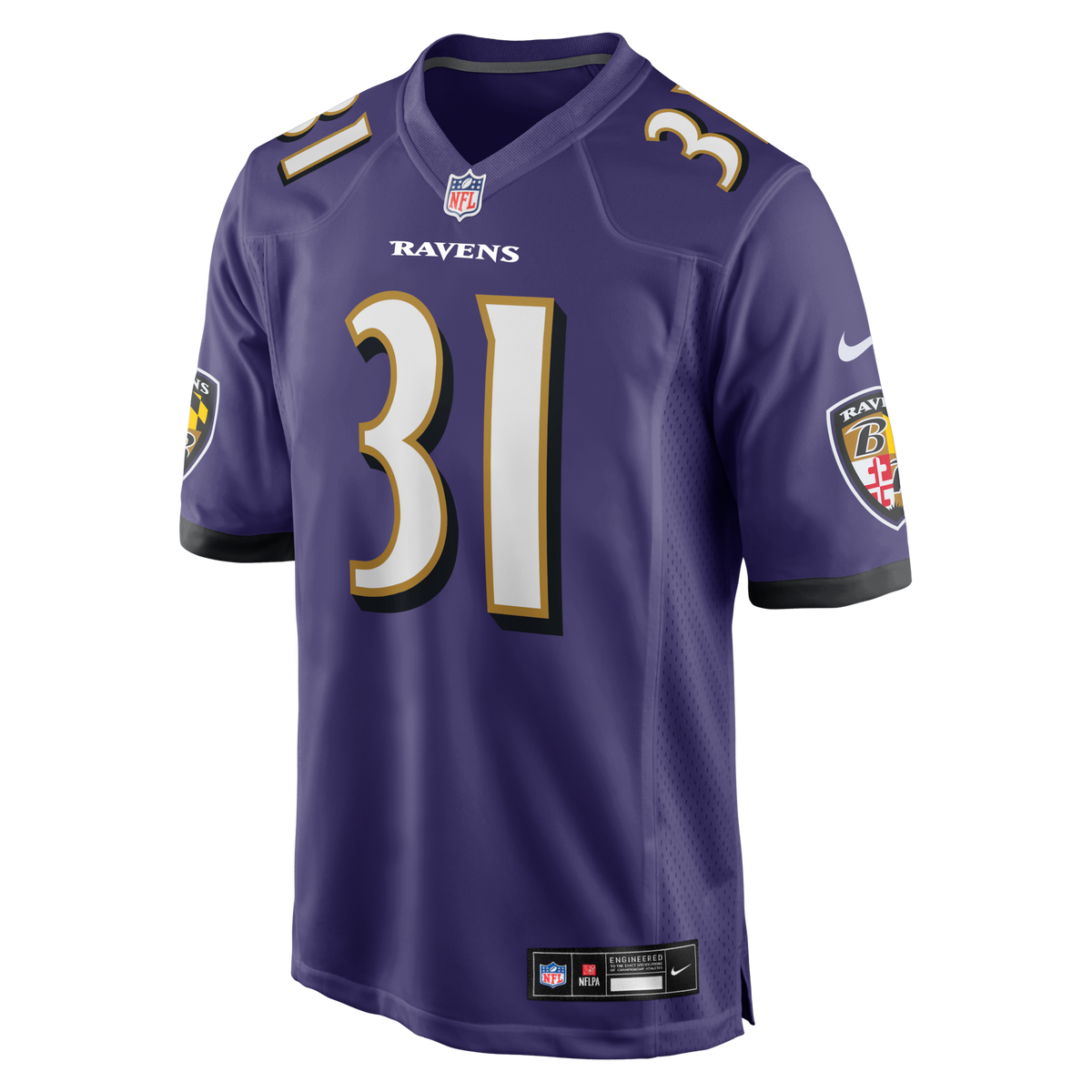 Baltimore Ravens Jamal Lewis Purple Game Retired Player Jersey