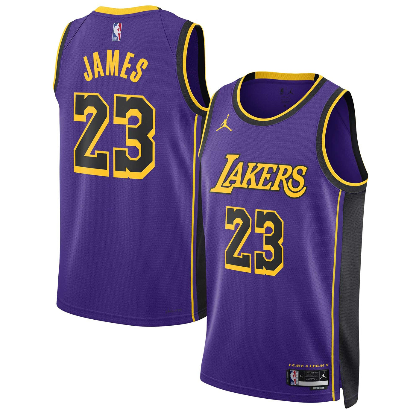 Los Angeles Lakers Jordan Brand Statement Edition Swingman Jersey - Lebron James