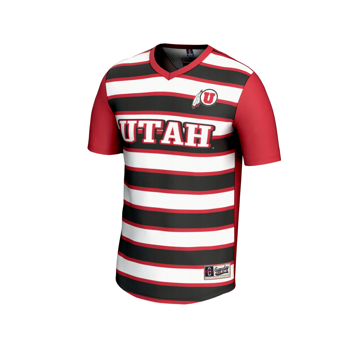 #1 Utah Utes GameDay Greats Lightweight Soccer Fashion Jersey - Red