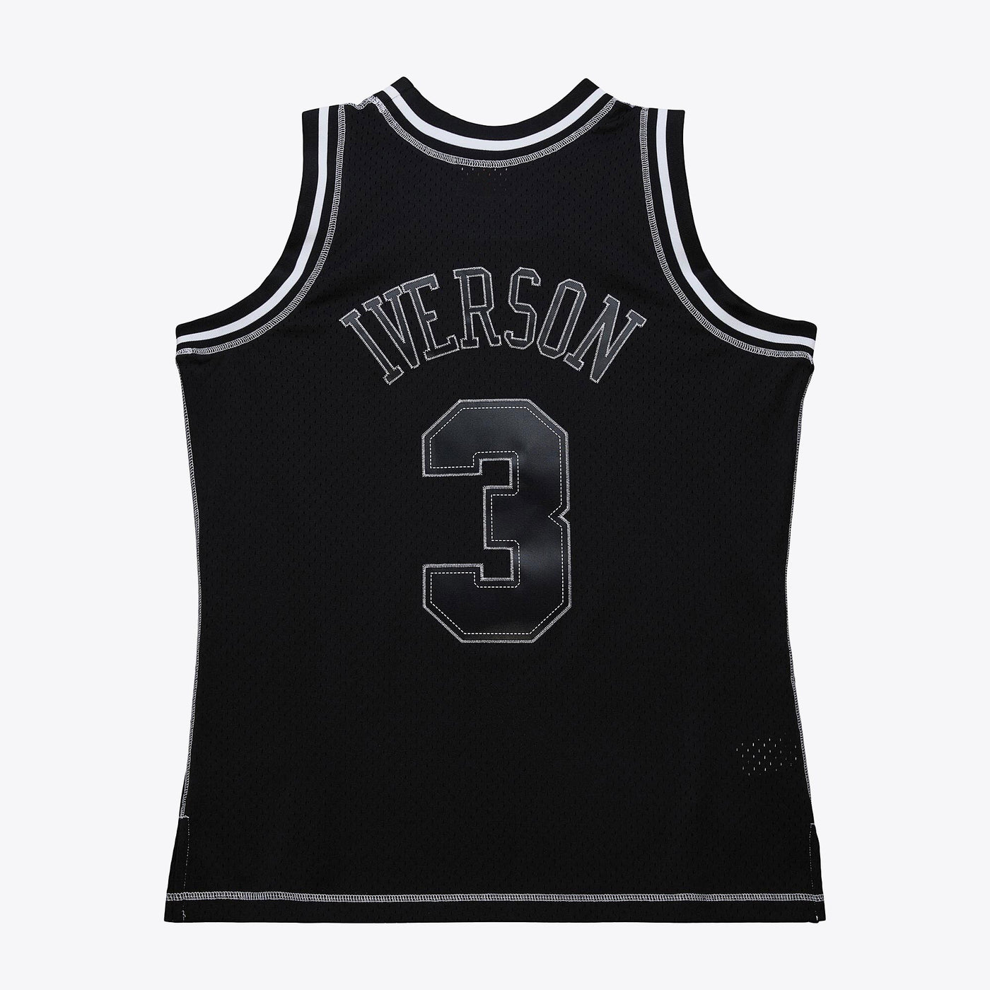 Philadelphia 76ers Mitchell & Ness Allen Iverson 1996 Contrast 2K Swingman Jersey - Black