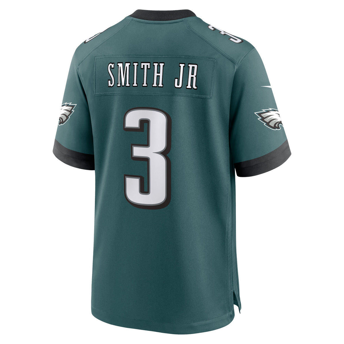 Philadelphia Eagles Nolan Smith Jr. Midnight Green Team Game Jersey