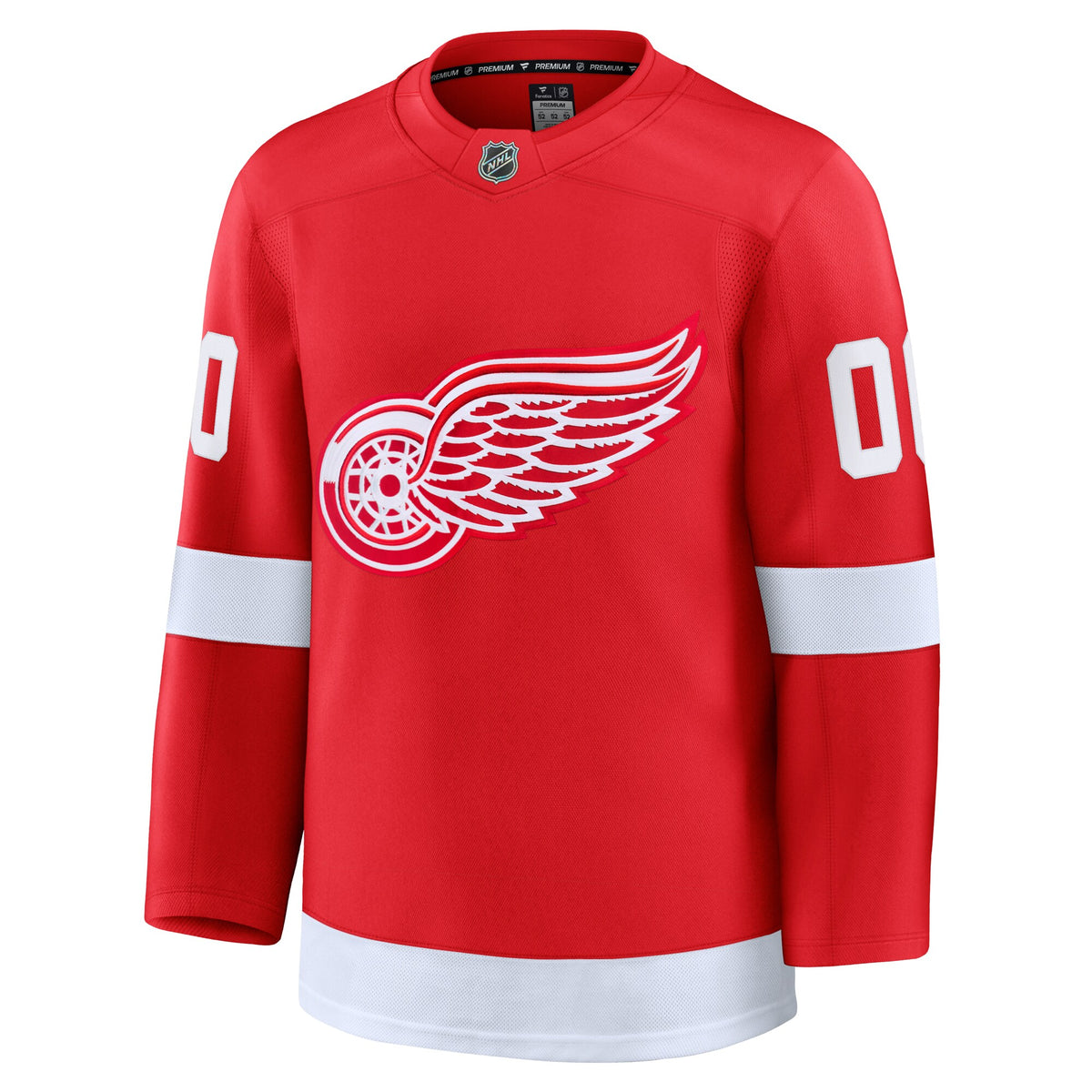 Detroit Red Wings Fanatics Red Home Premium Custom Jersey