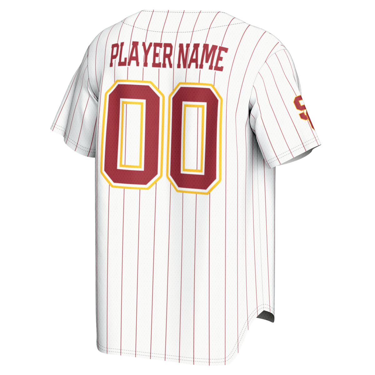 USC Trojans GameDay Greats NIL Pick-A-Player Baseball Lightweight Jersey - White