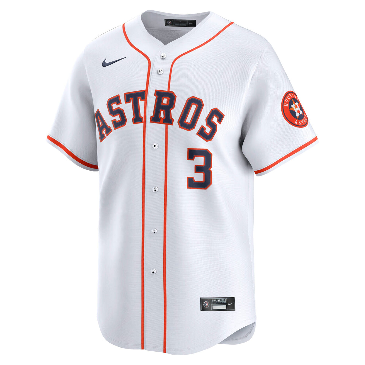 Houston Astros Jeremy Peña White Home Limited Player Jersey