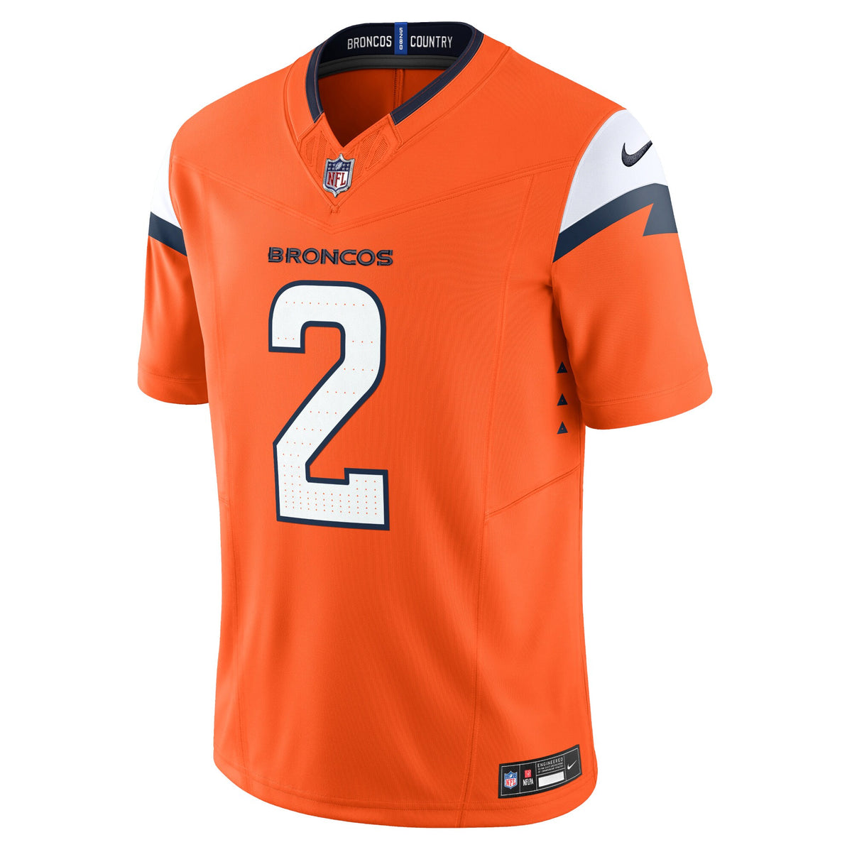 Denver Broncos Patrick Surtain II Orange Team Vapor F.U.S.E. Limited Jersey
