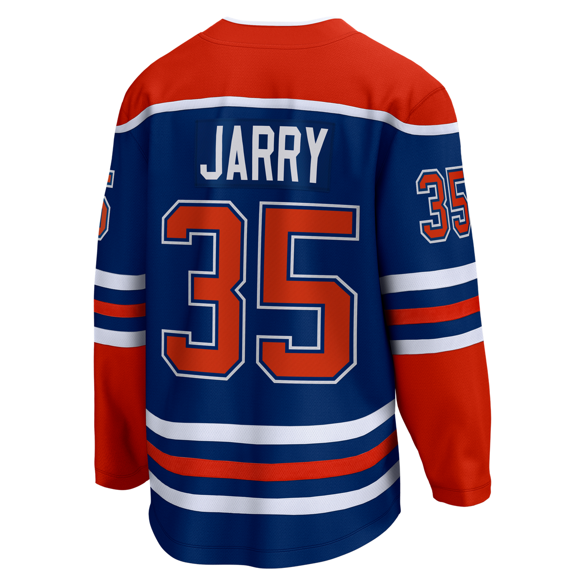 Edmonton Oilers Tristan Jarry Fanatics Royal Home Premier Breakaway Player Jersey