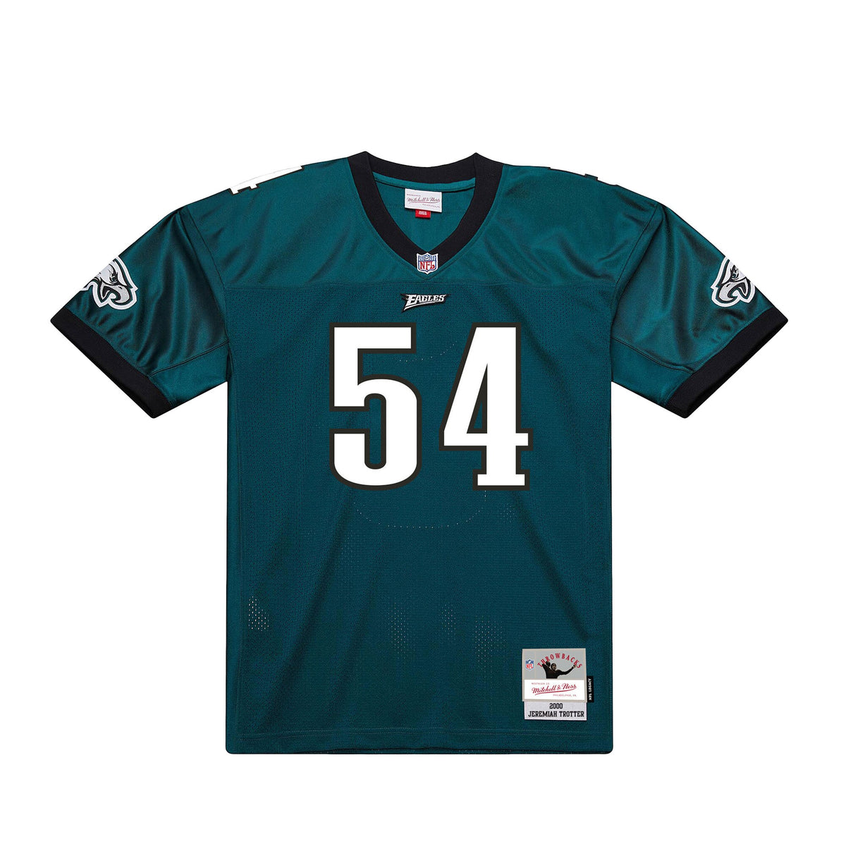 Philadelphia Eagles Jeremiah Trotter Mitchell & Ness Green 2000 Legacy Throwback Replica Jersey