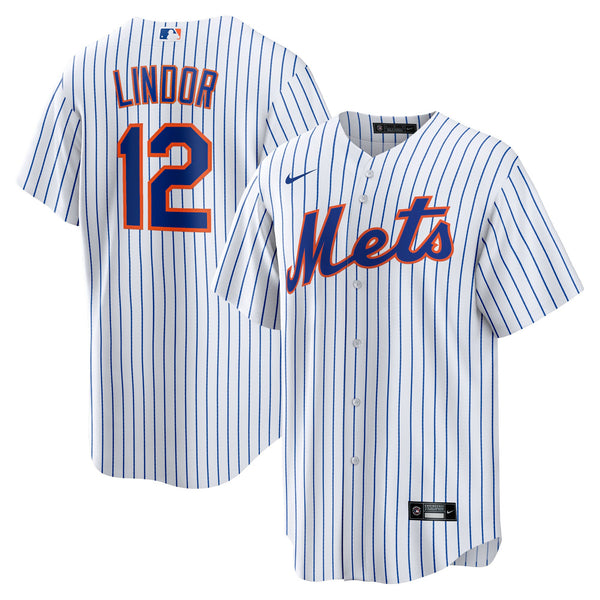 New York Mets Francisco Lindor White Home Replica Player Jersey