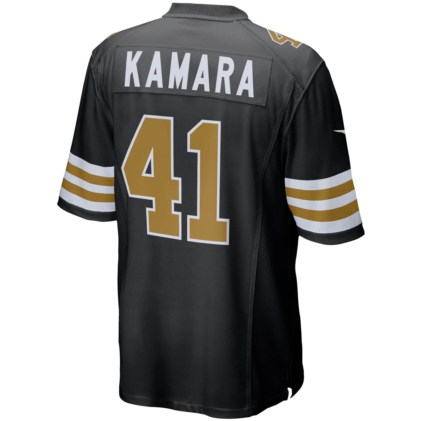 New Orleans Saints Alvin Kamara Nike Black Alternate Game Jersey
