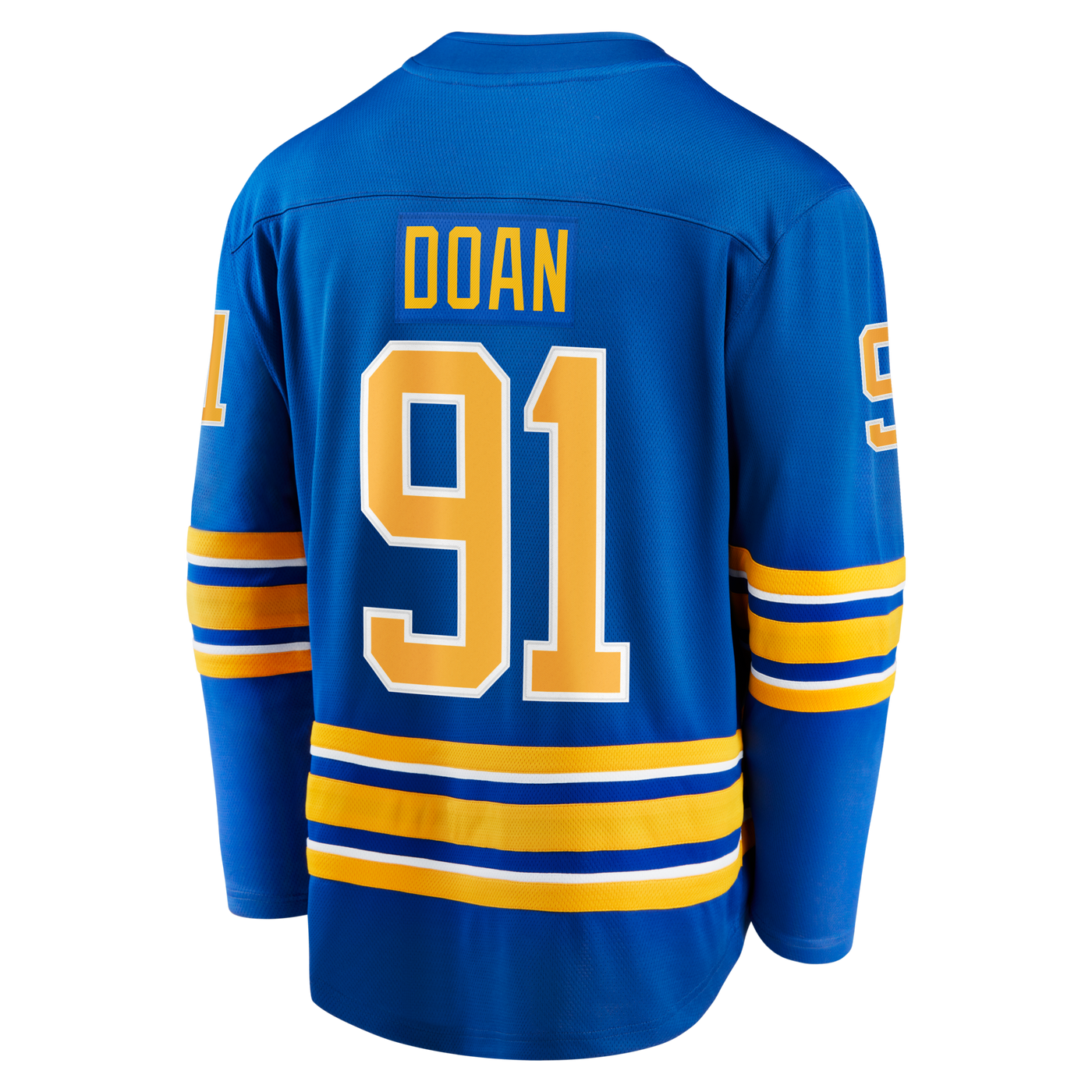 Buffalo Sabres Josh Doan Fanatics Royal Home Premier Breakaway Player Jersey