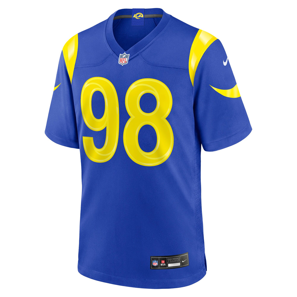 Los Angeles Rams Jaxson Moi Royal Game Jersey