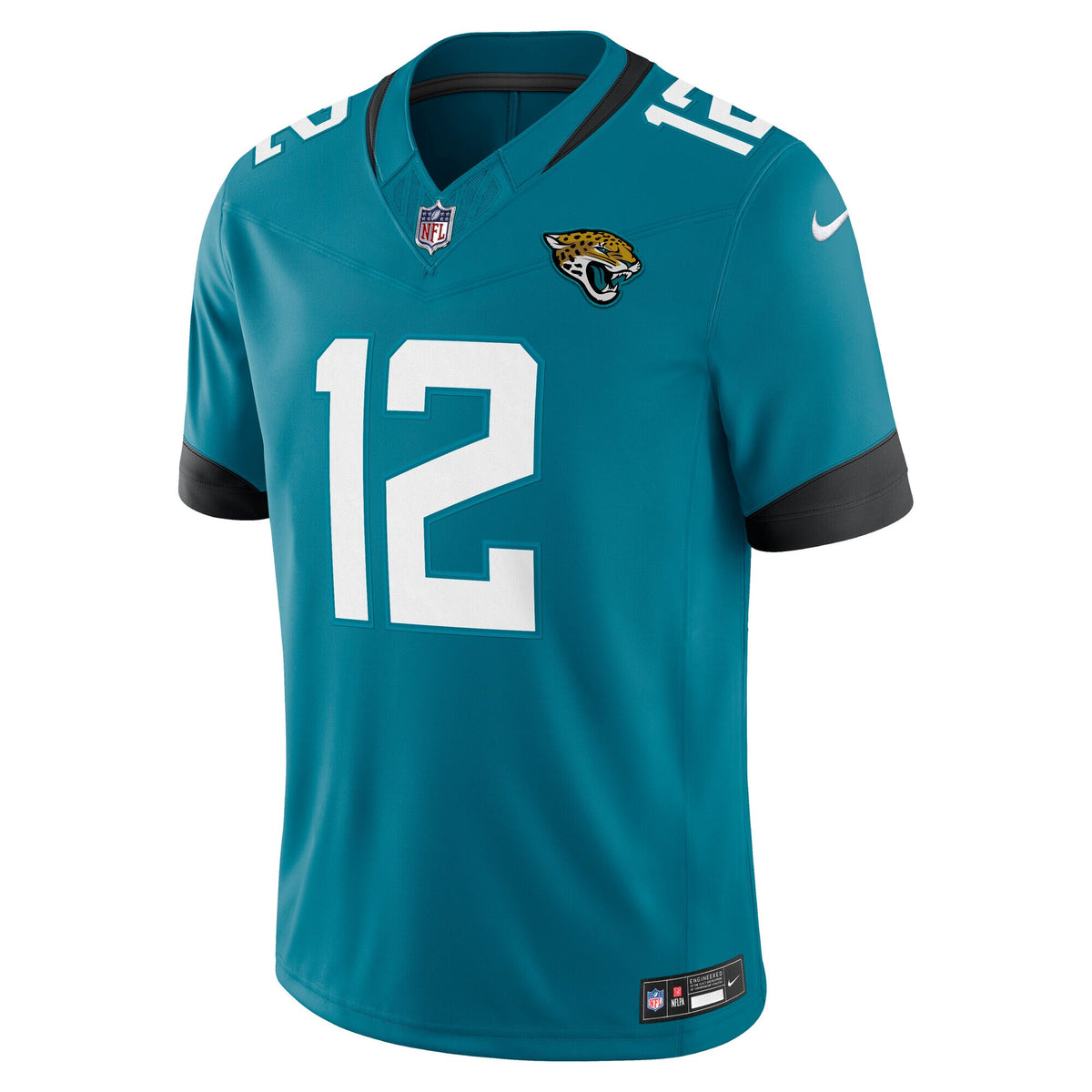 Jacksonville Jaguars Travis Hunter Teal Team Vapor F.U.S.E. Stitched Limited Jersey