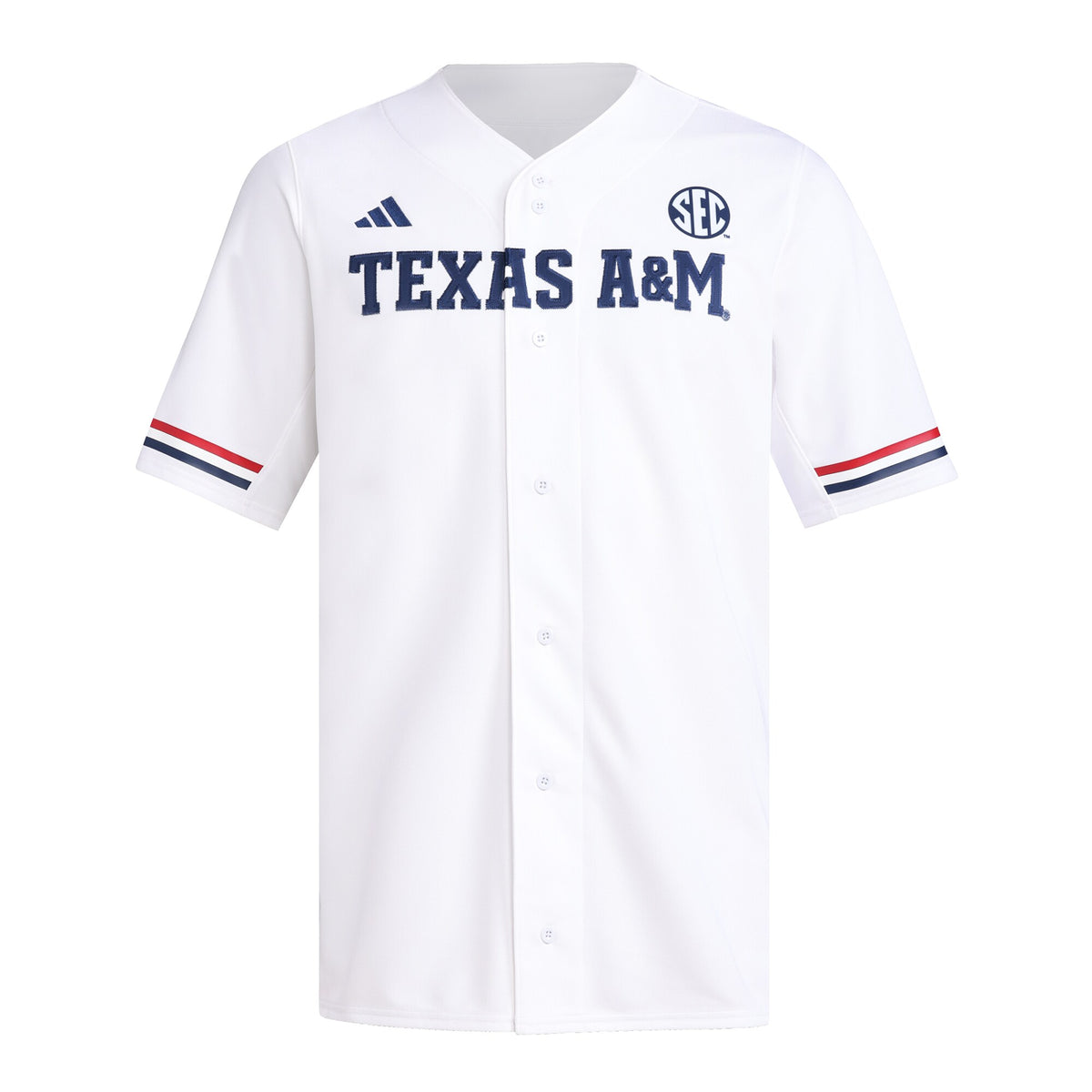 Texas A&M Aggies Replica Baseball Jersey - White