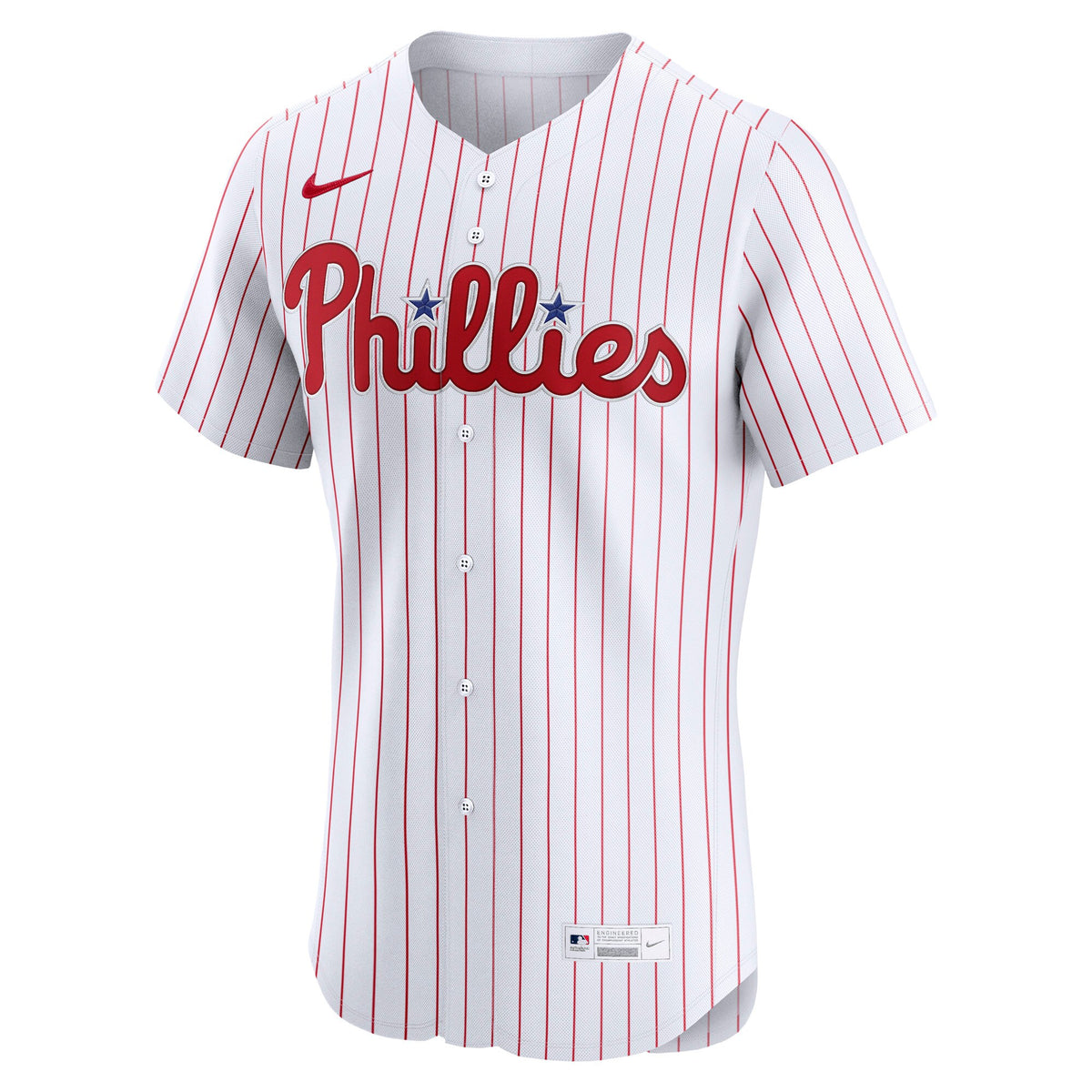 Philadelphia Phillies White Home Elite Custom Jersey