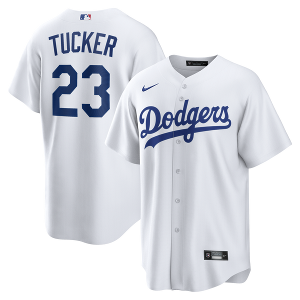 Los Angeles Dodgers Kyle Tucker Nike White Home Replica Jersey