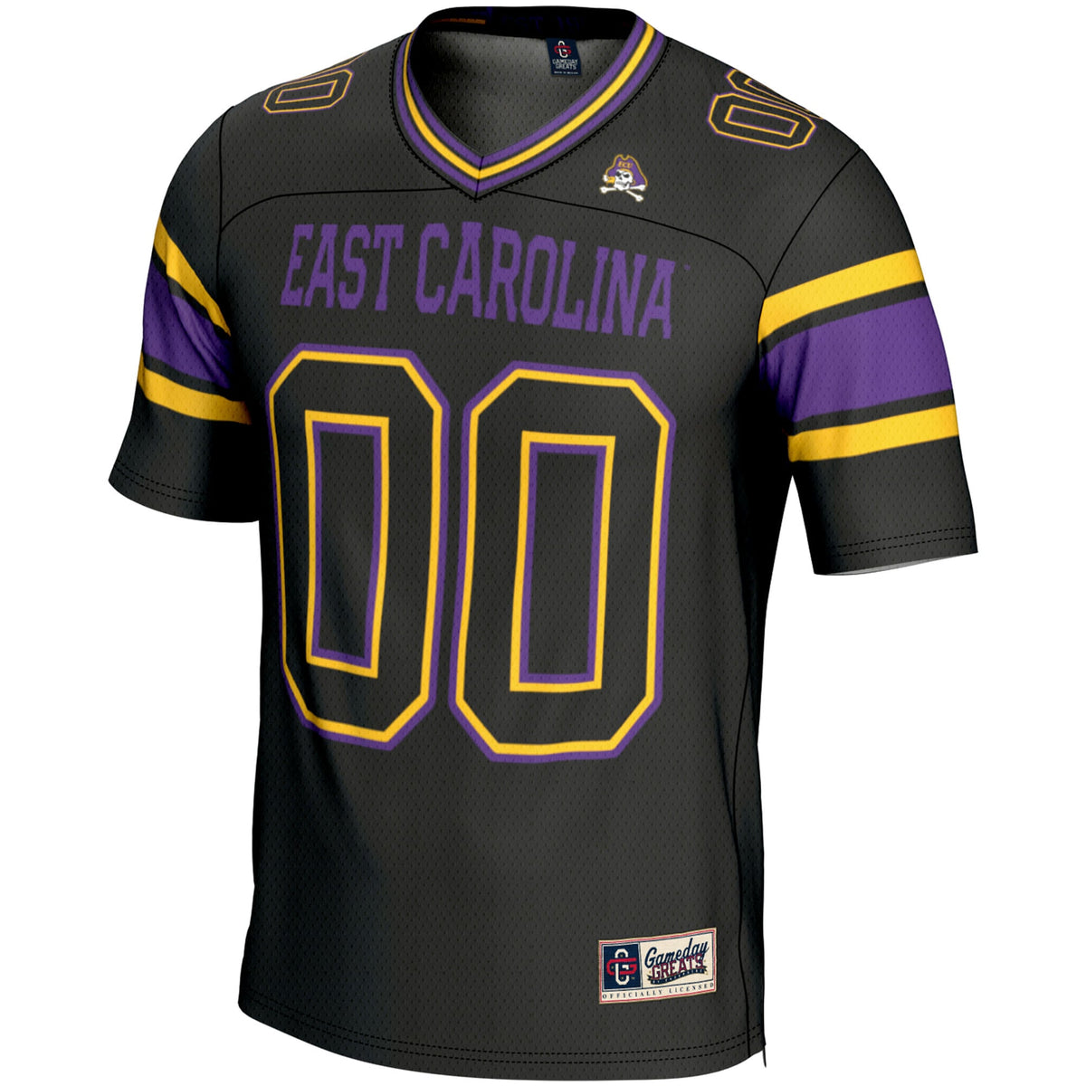ECU Pirates GameDay Greats NIL Pick-A-Player Football Jersey - Black