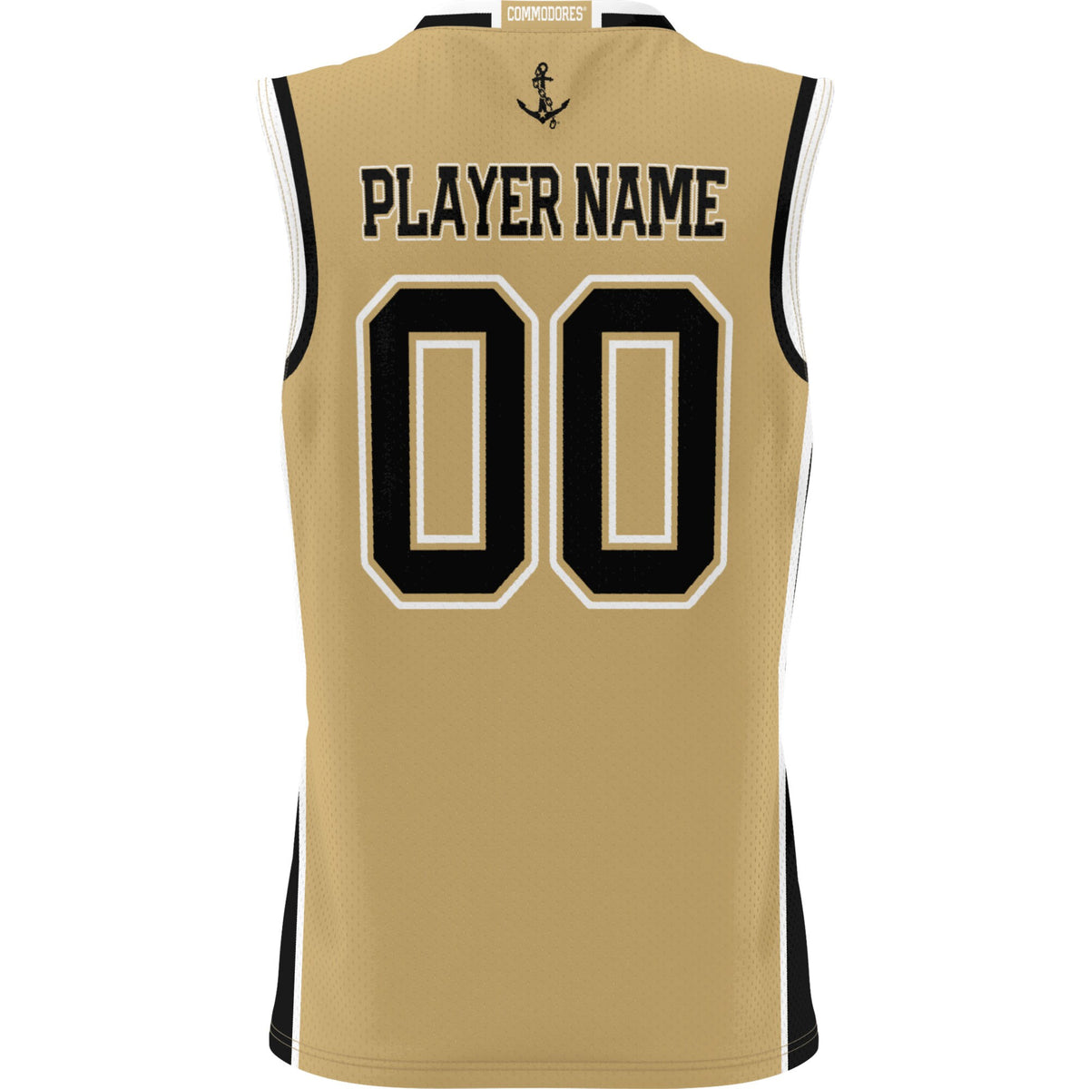 Vanderbilt Commodores GameDay Greats NIL Pick-A-Player Basketball Jersey - Gold