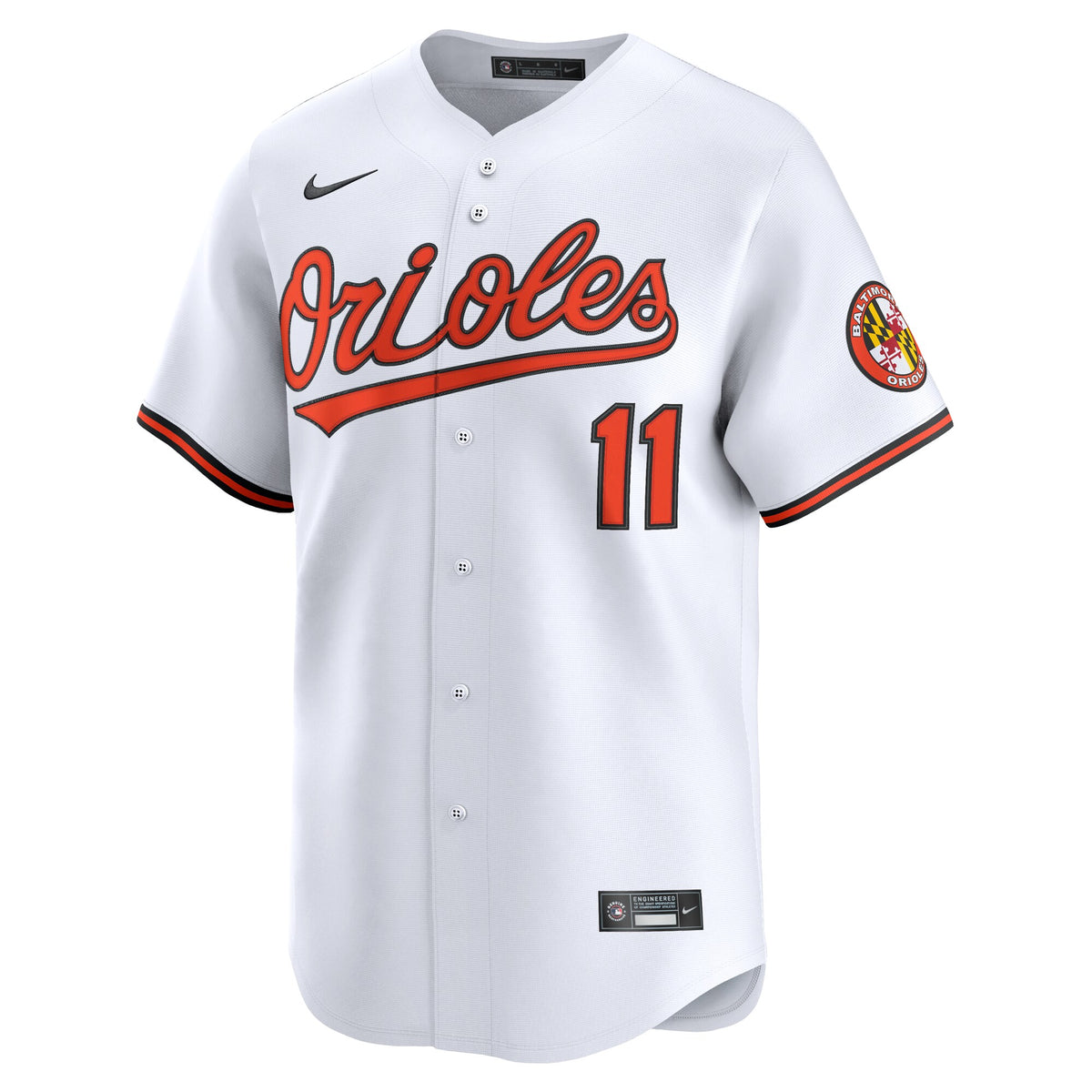 Baltimore Orioles Jordan Westburg White Home Limited Player Jersey