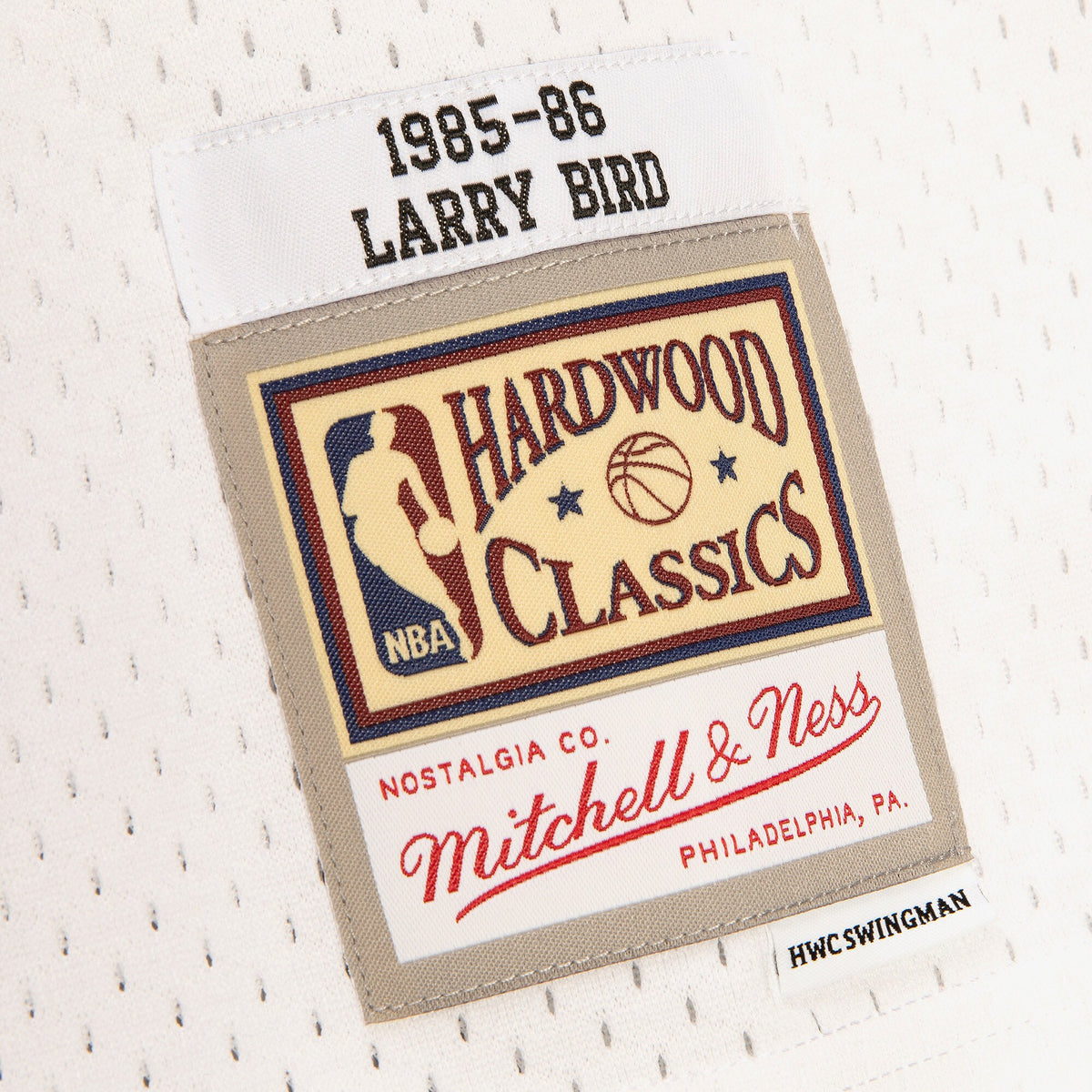 Boston Celtics Mitchell & Ness Larry Bird 1985 Reload Swingman Authentic Jersey - White