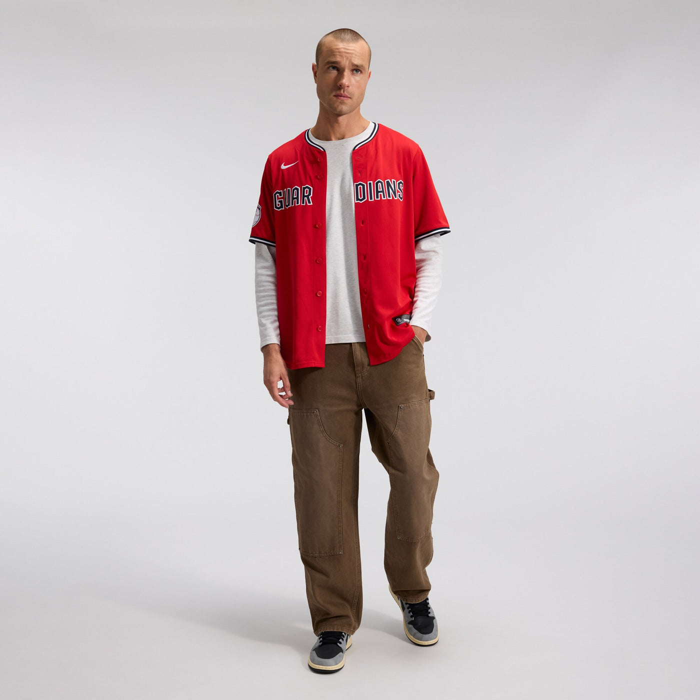 Cleveland Guardians Nike Red Alternate Limited Jersey
