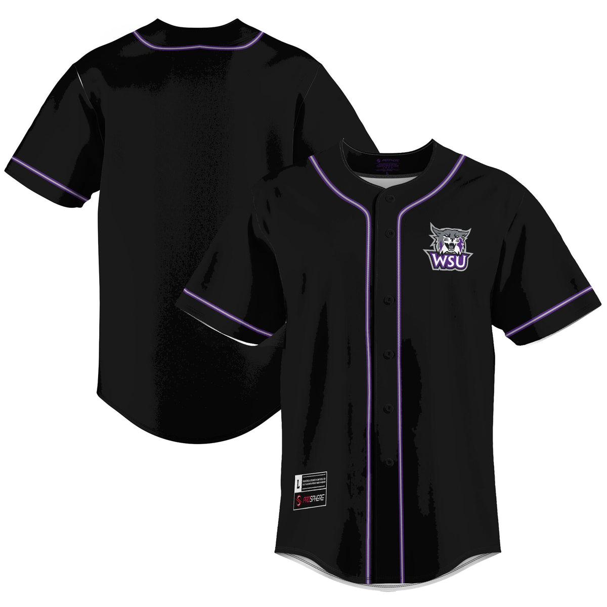 Weber State Wildcats GameDay Greats Lightweight Baseball Jersey - Purple