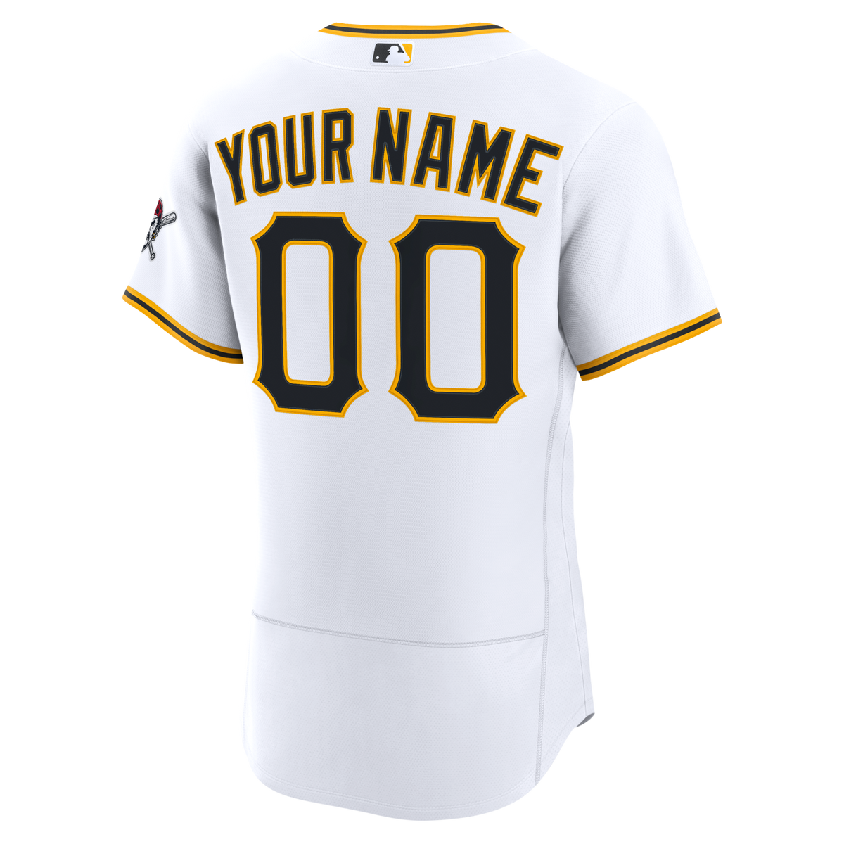 Pittsburgh Pirates White Home Authentic Custom Jersey