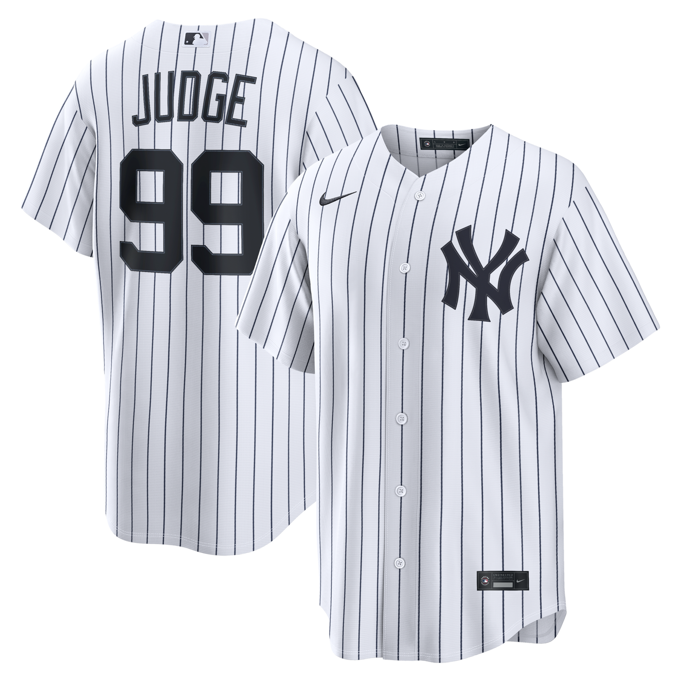 New York Yankees Aaron Judge Nike White Home Replica Jersey