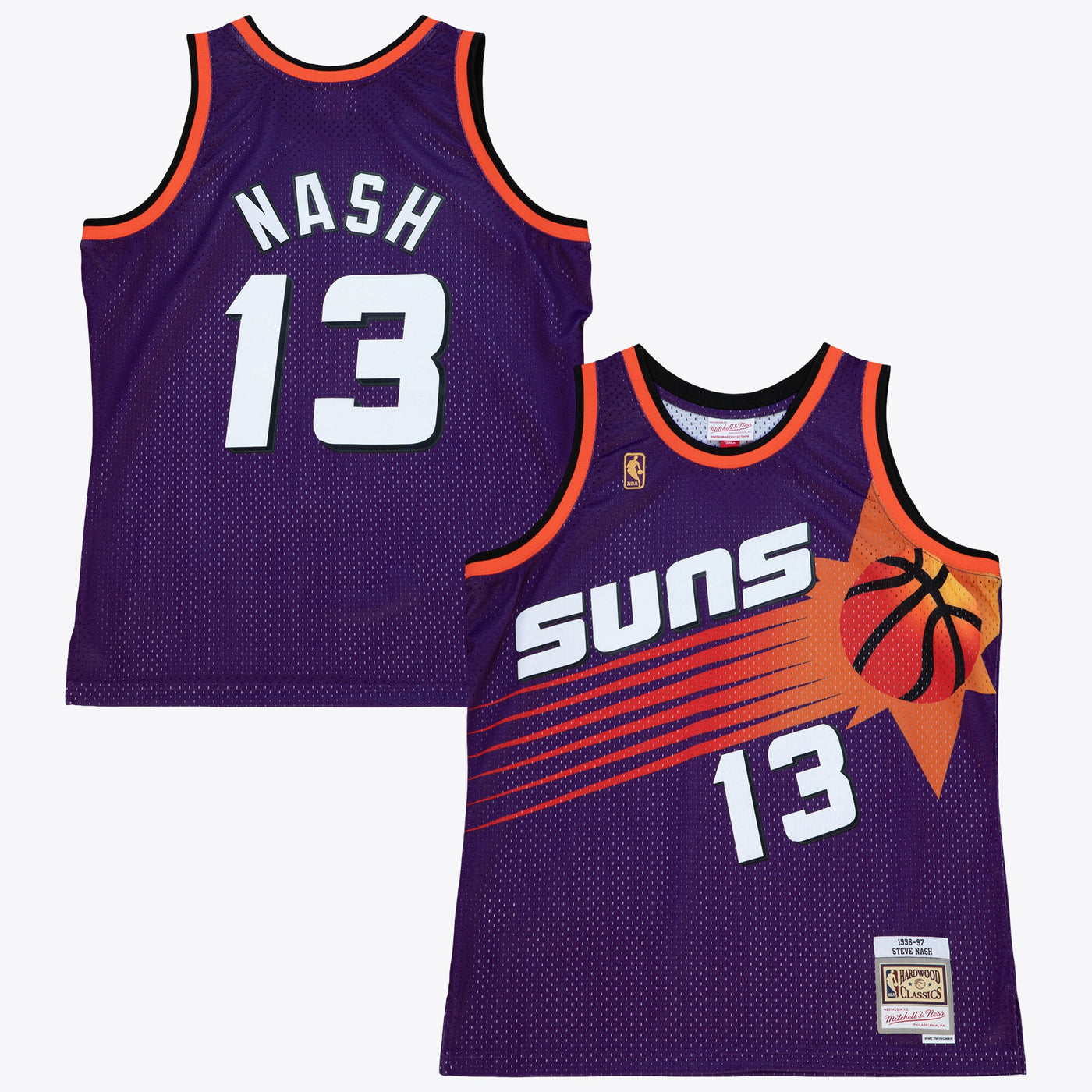 Phoenix Suns Mitchell & Ness Steve Nash 1996 Swingman Authentic Jersey - Purple