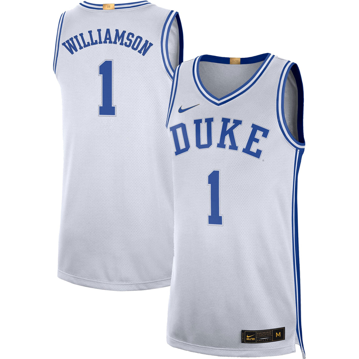 Zion Williamson Duke Blue Devils Limited Basketball Jersey - White