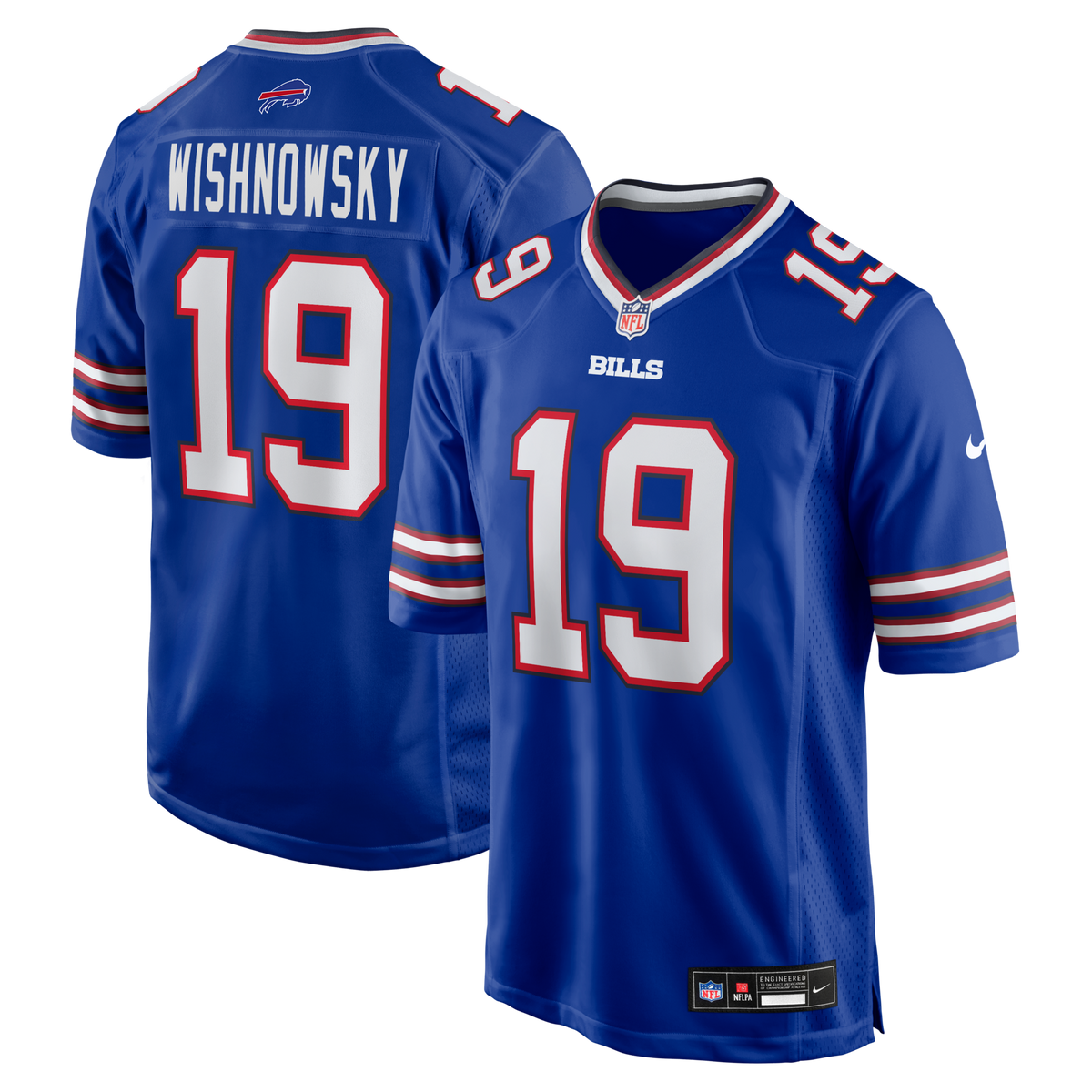 Buffalo Bills Mitch Wishnowsky Royal Team Game Jersey